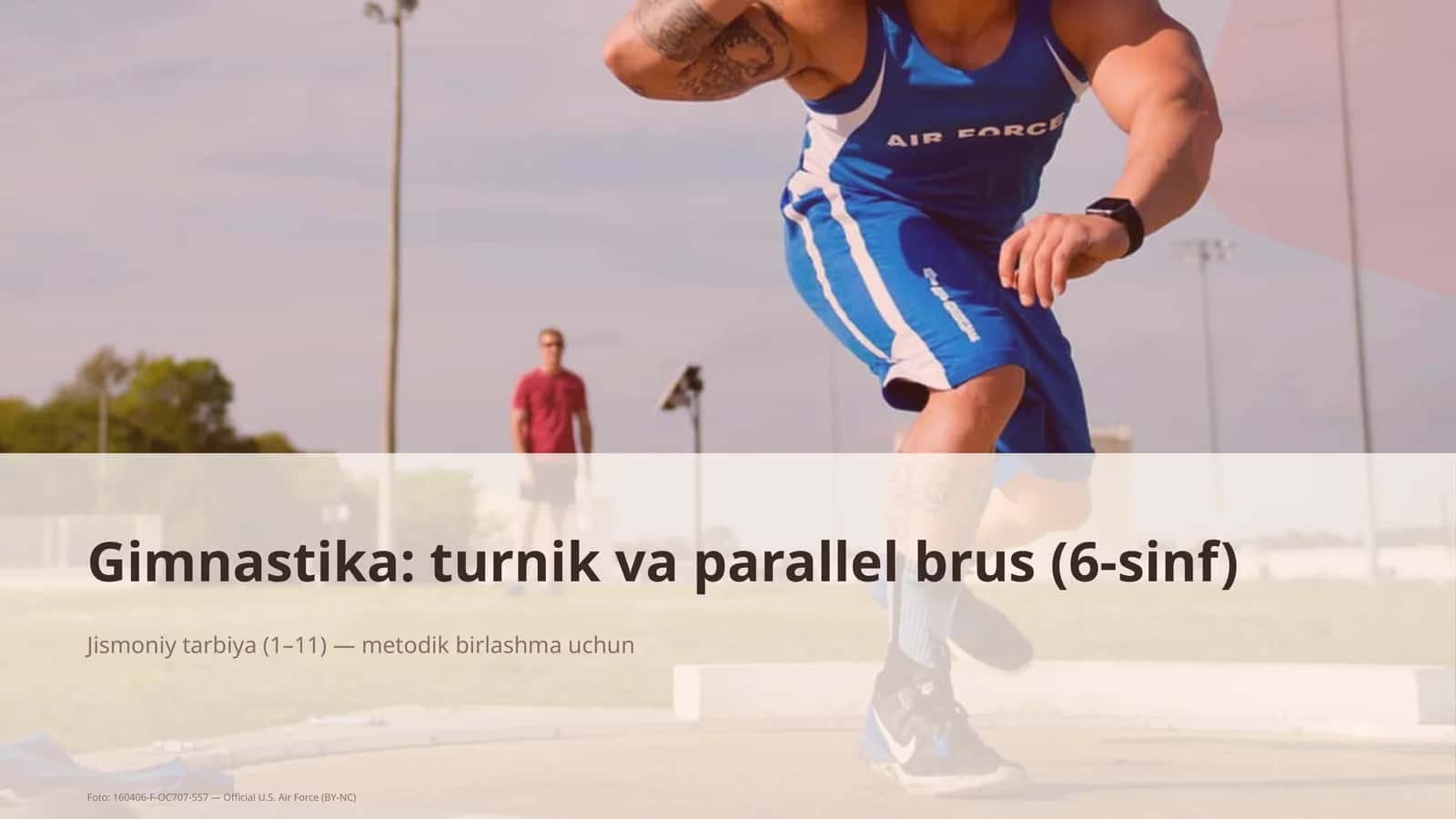 Gimnastika: turnik va parallel brus (6-sinf) 1