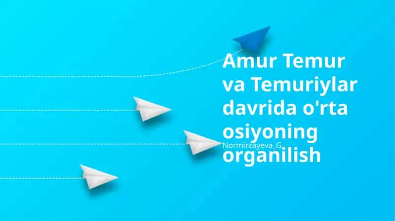 Temuriylar davri 1