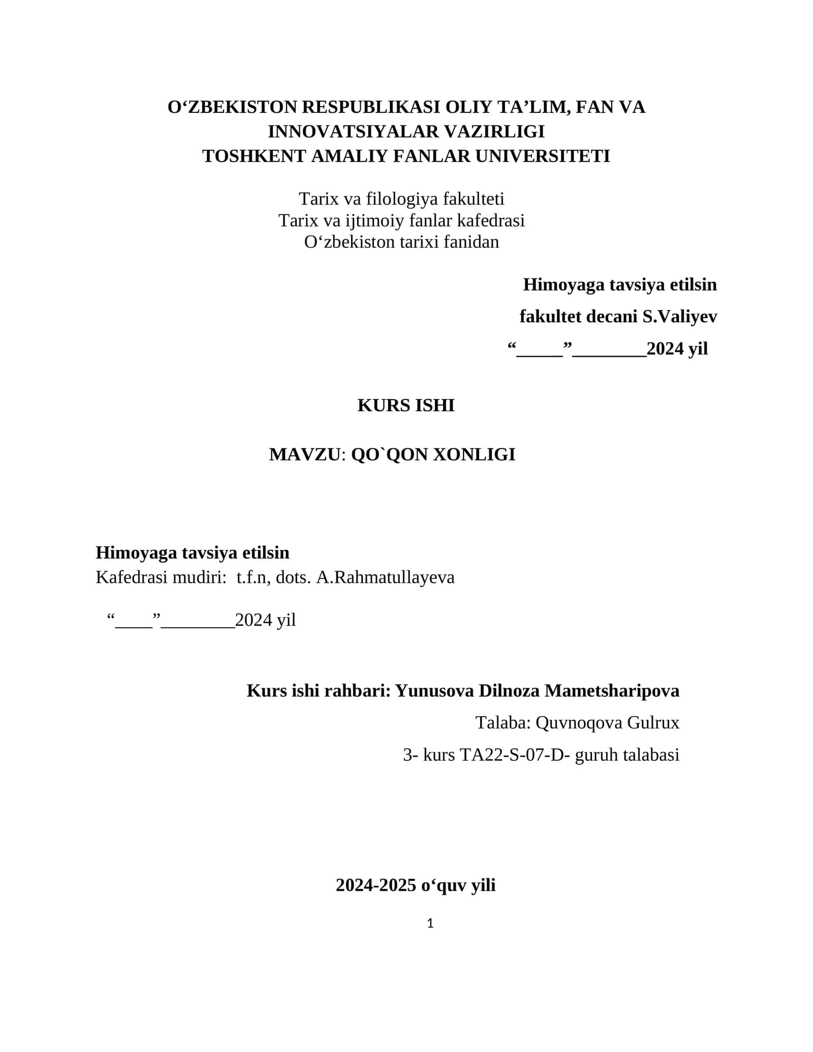 QO`QON XONLIGI 1