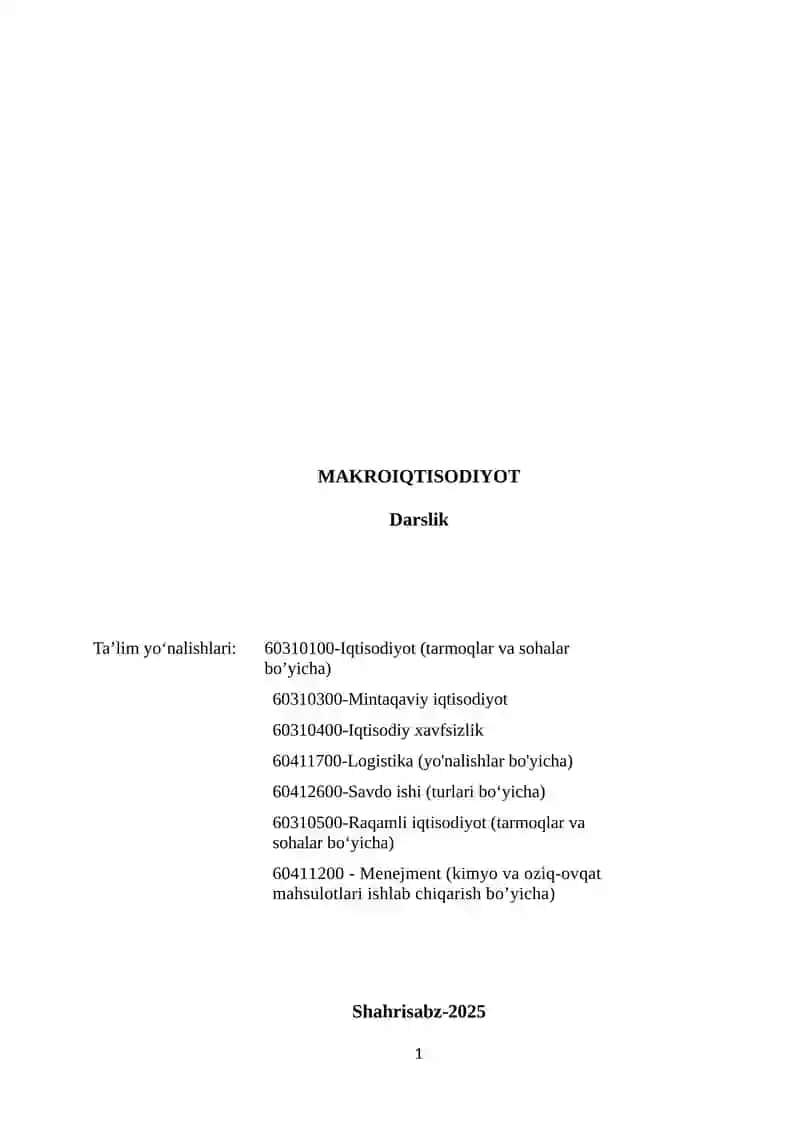 MAKROIQTISODIYOT