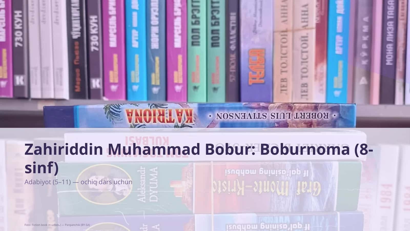 Boburnoma (8-sinf) 1
