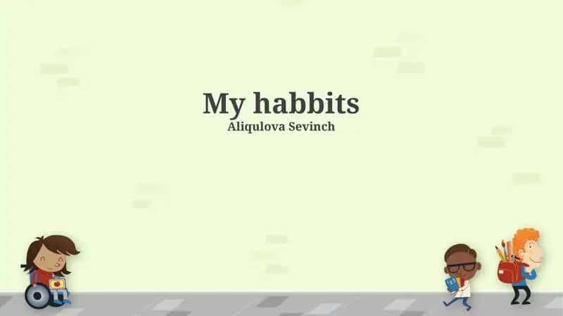 My Habits 1