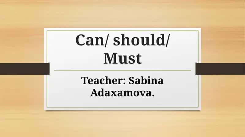 Expressing Ability 1