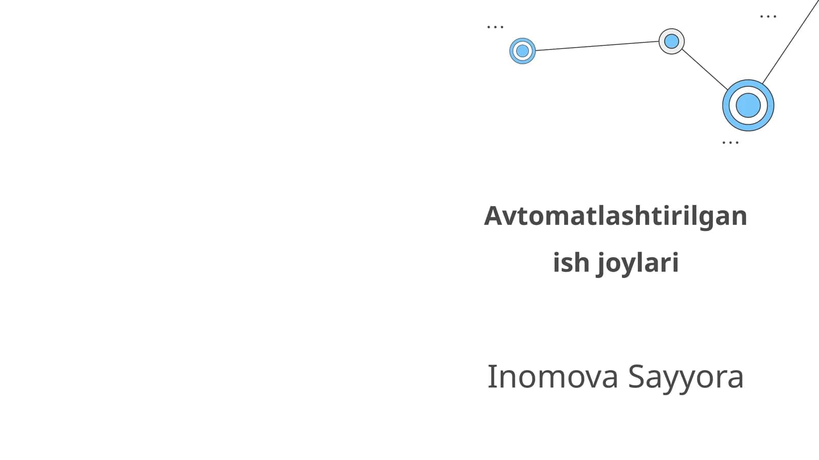 Avtomatlashtirilgan ish joylari 1