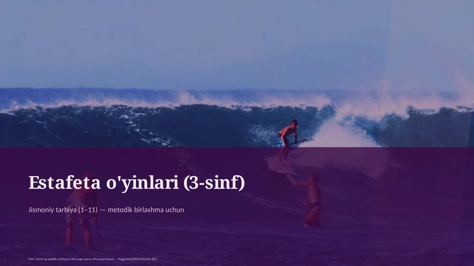 Estafeta o'yinlari (3-sinf) 1