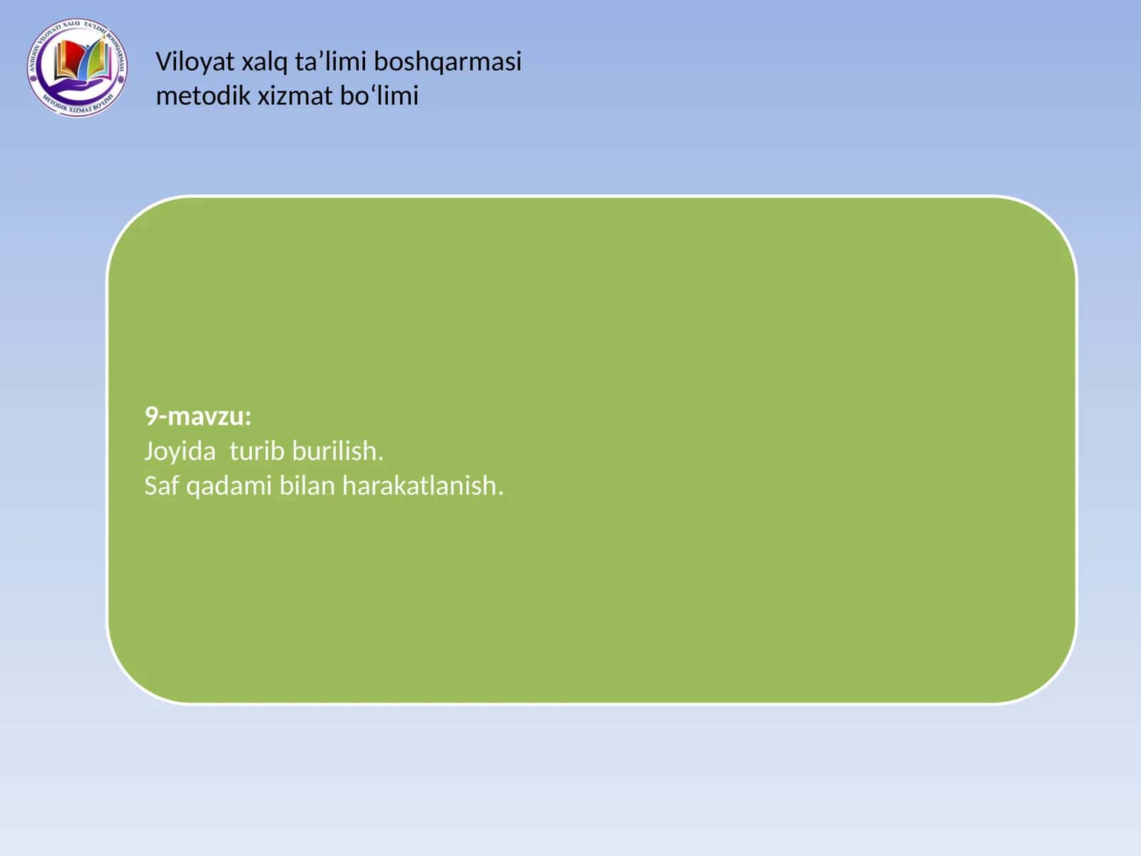 Saf va uning elementlari 1