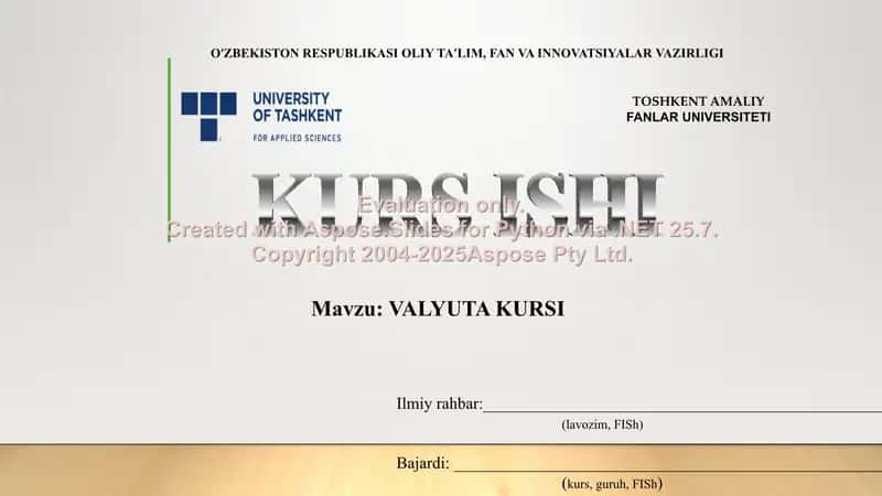 Valyuta Kursi 1