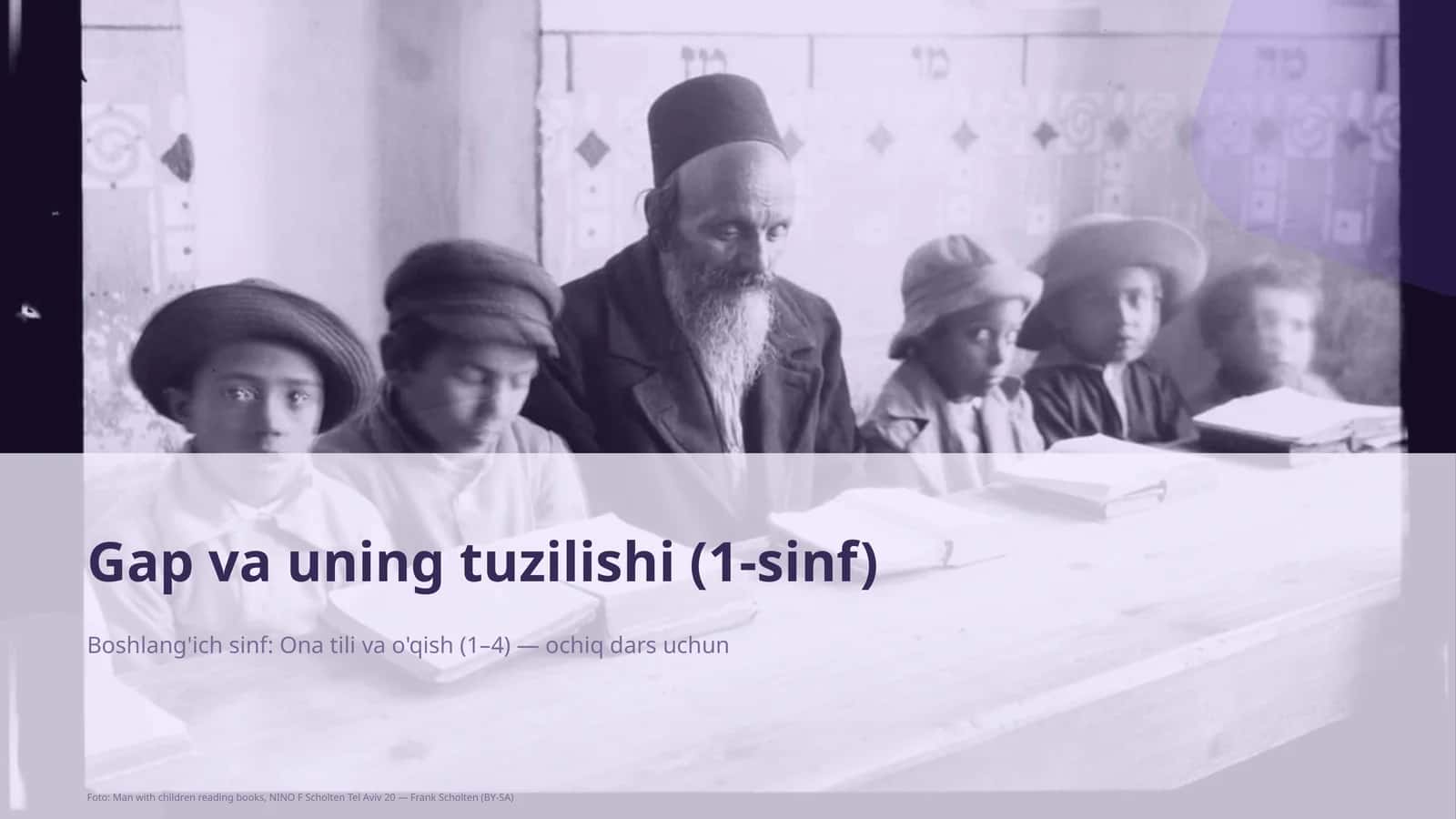 Gap va uning tuzilishi (1-sinf) 1