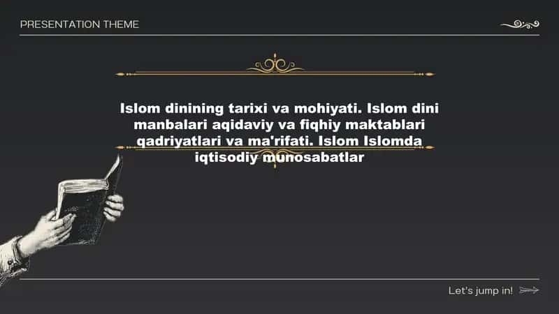 Islom dinining tarixi va mohiyati 1