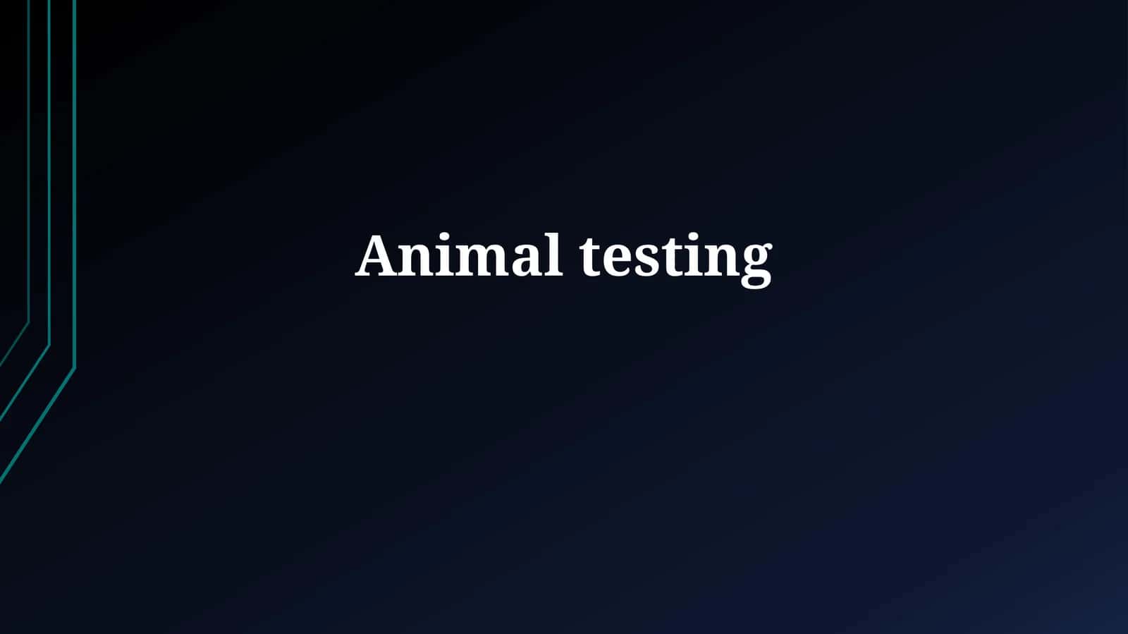 Animal Testing 1