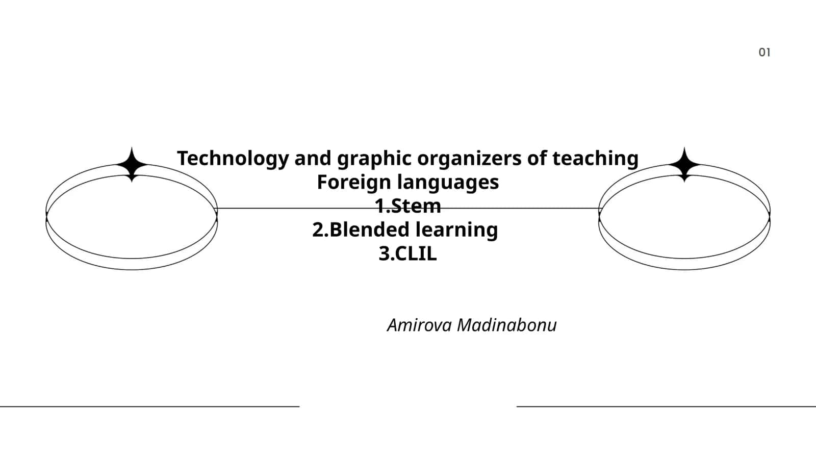 Technology and graphic organizers of teaching Foreign languages 1