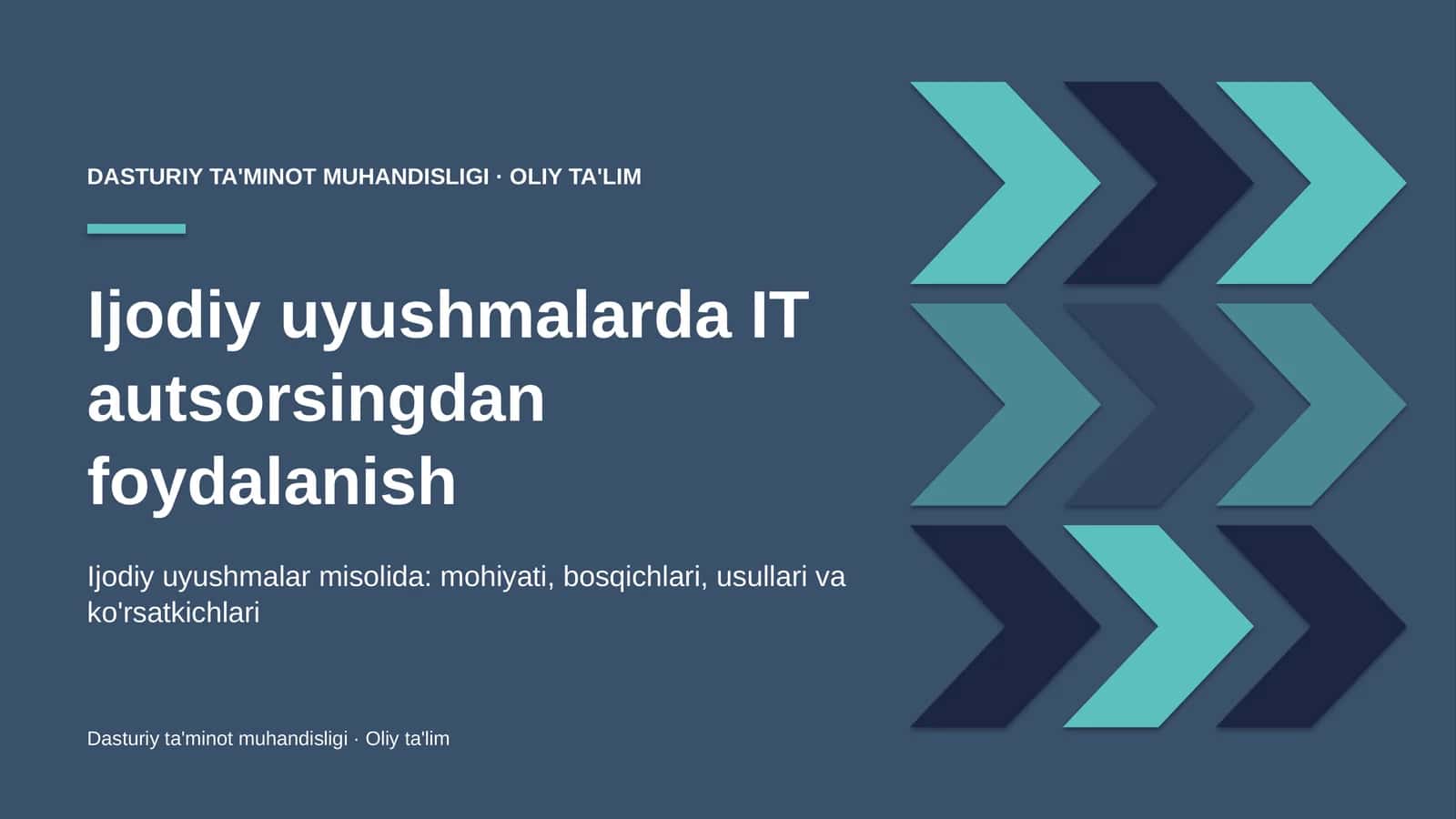 Ijodiy uyushmalarda IT autsorsingdan foydalanish 1