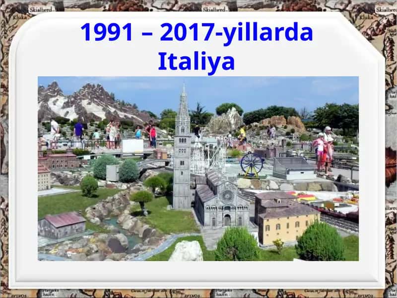 1991 – 2017-yillarda Italiya 1