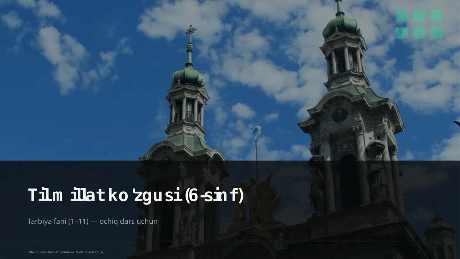 Til millat ko'zgusi (6-sinf) 1