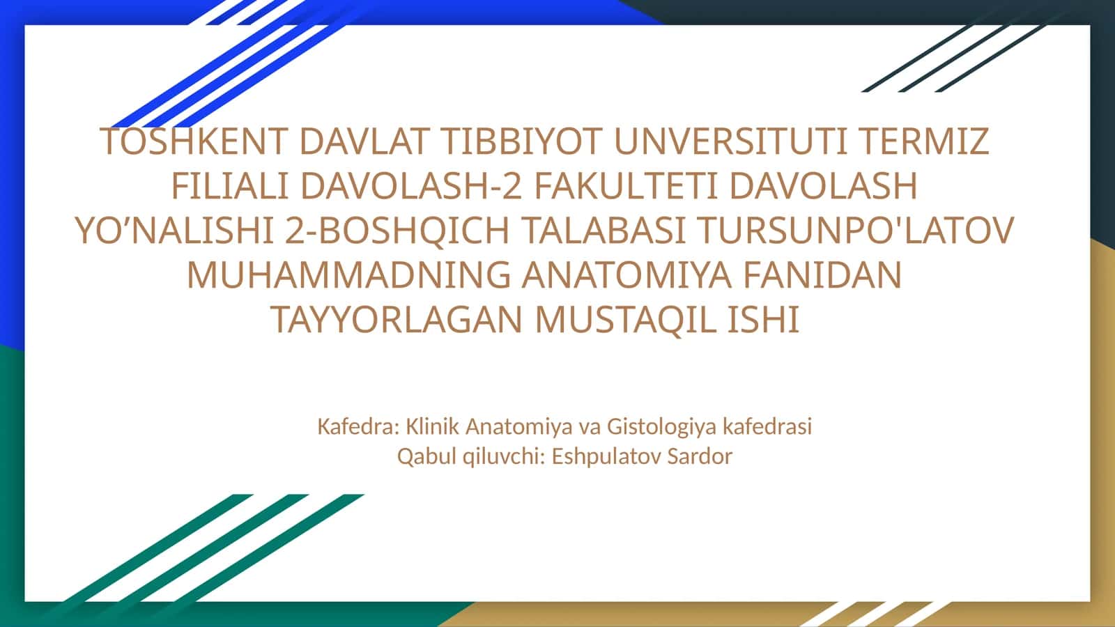 Limbik tizimning klinik ahamiyati 1