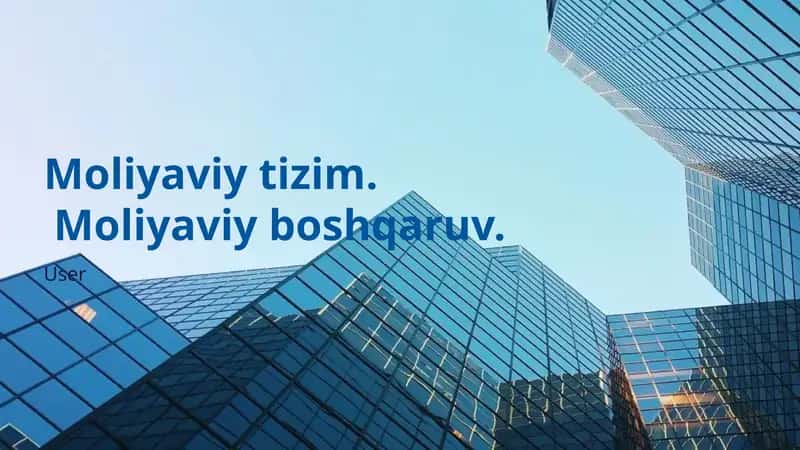 Moliyaviy tizim 1