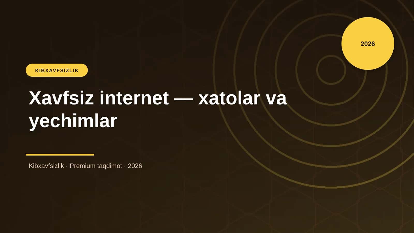 Xavfsiz internet — xatolar va yechimlar 1