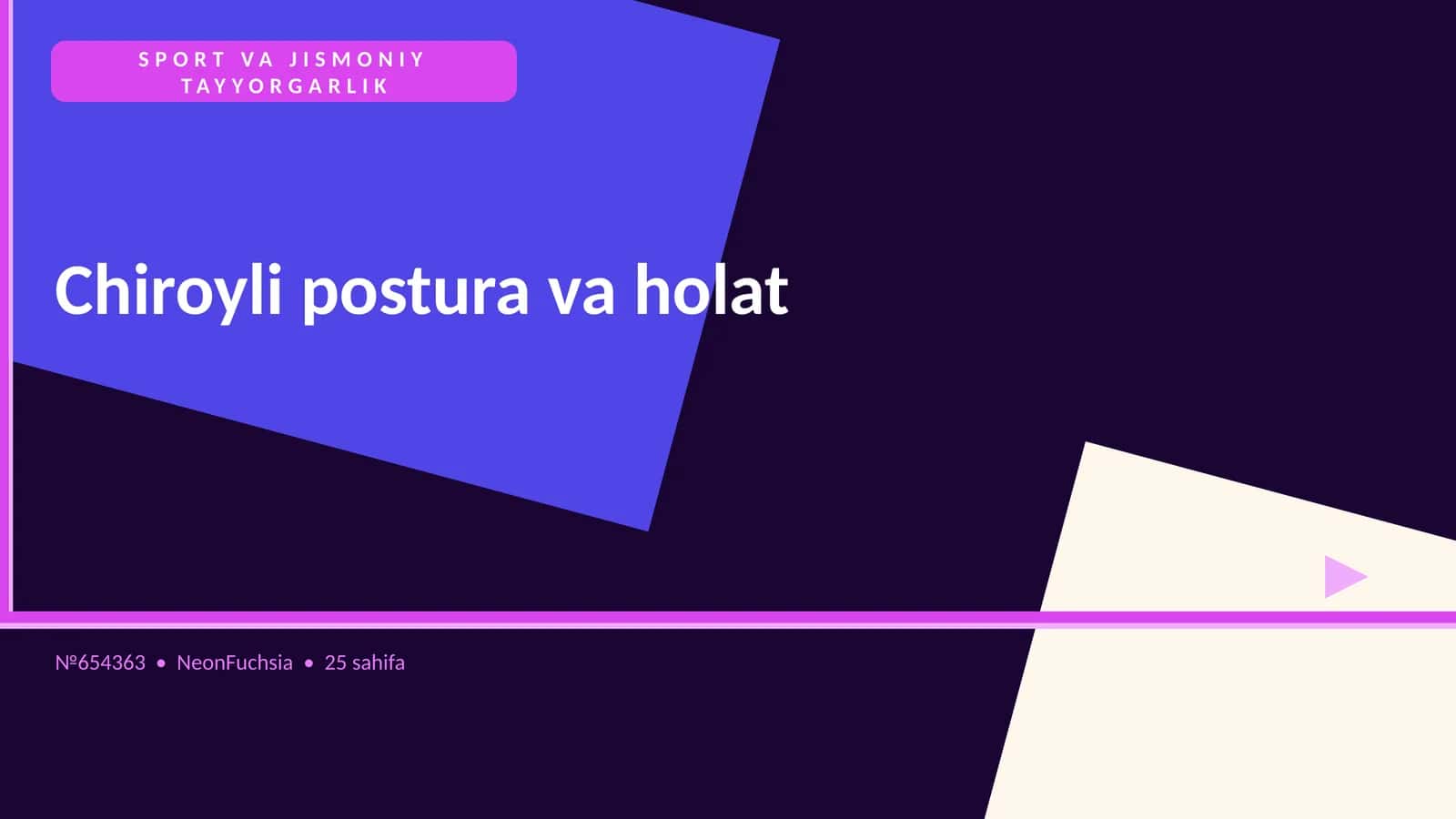 Chiroyli postura va holat 1