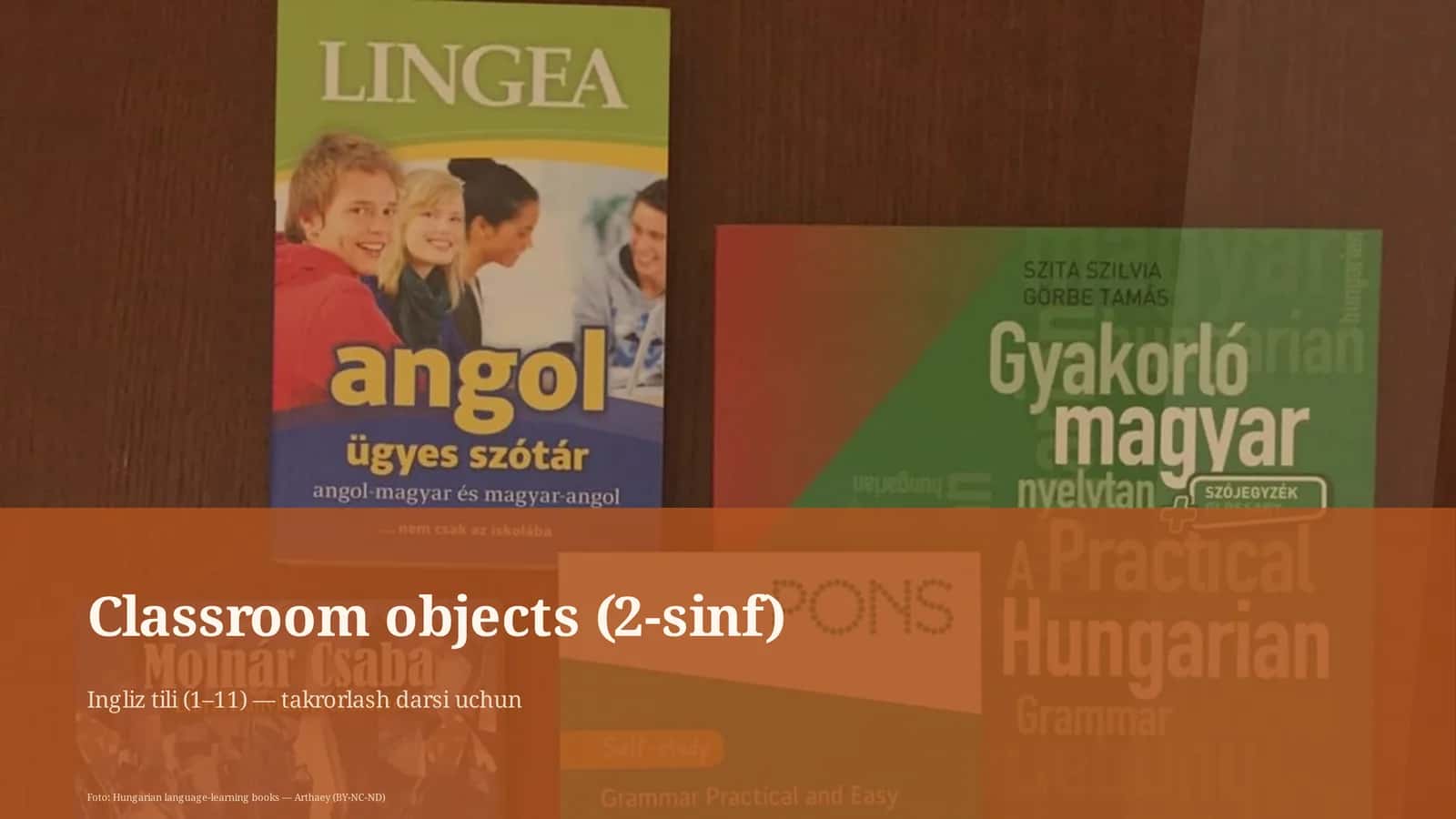 Classroom objects (2-sinf) 1
