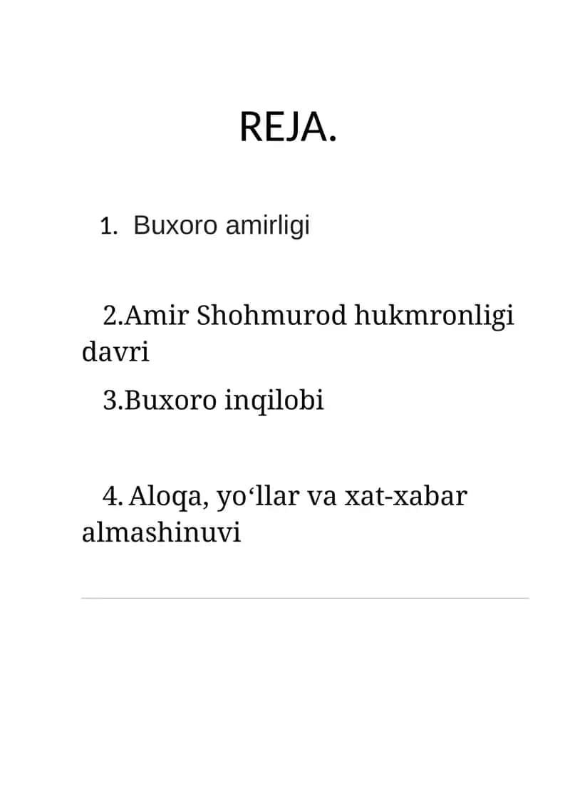 Buxoro amirligi 1