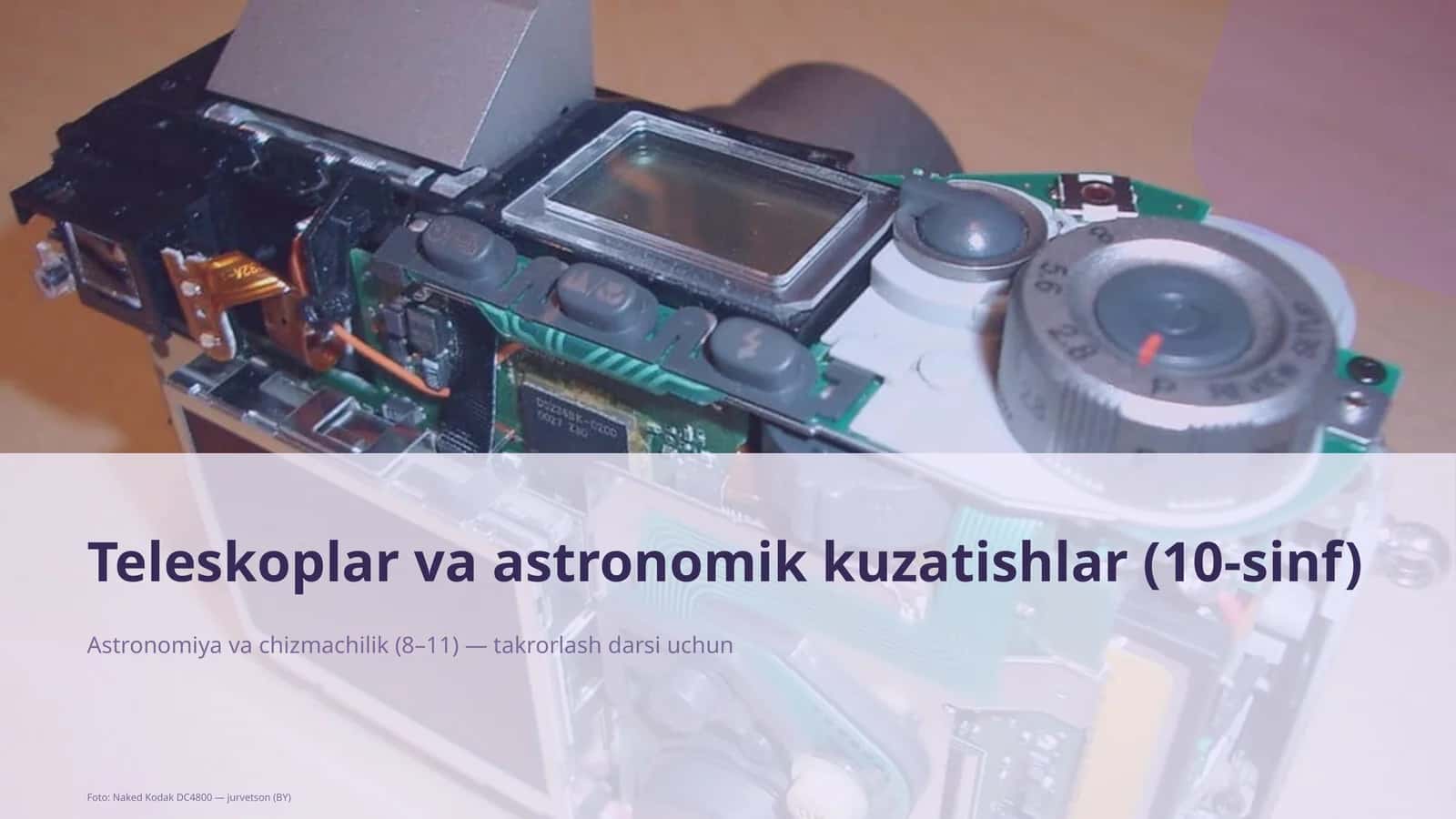 Astronomiya va chizmachilik (10-sinf) 1