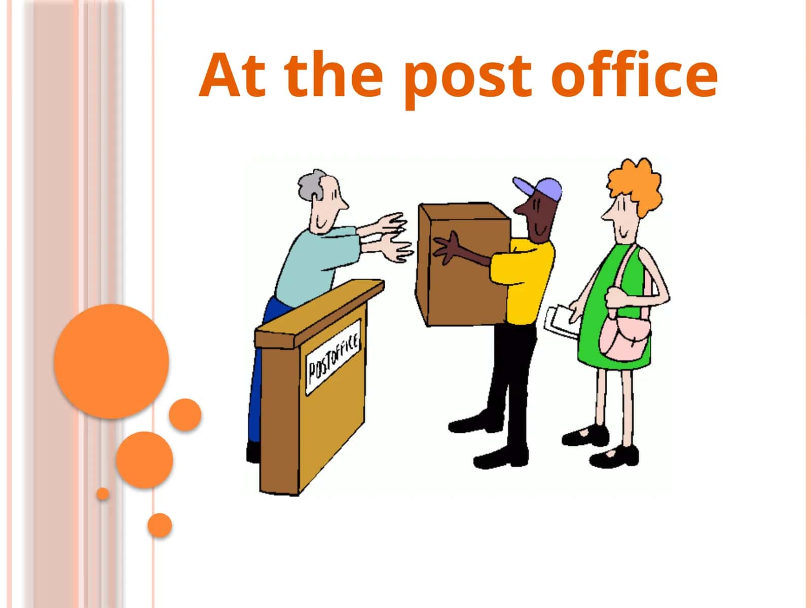 At the post office 1