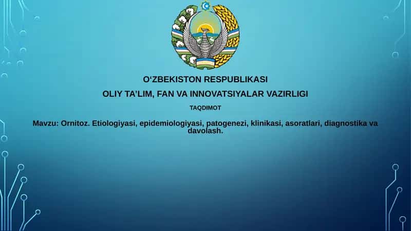 Ornitoz 1