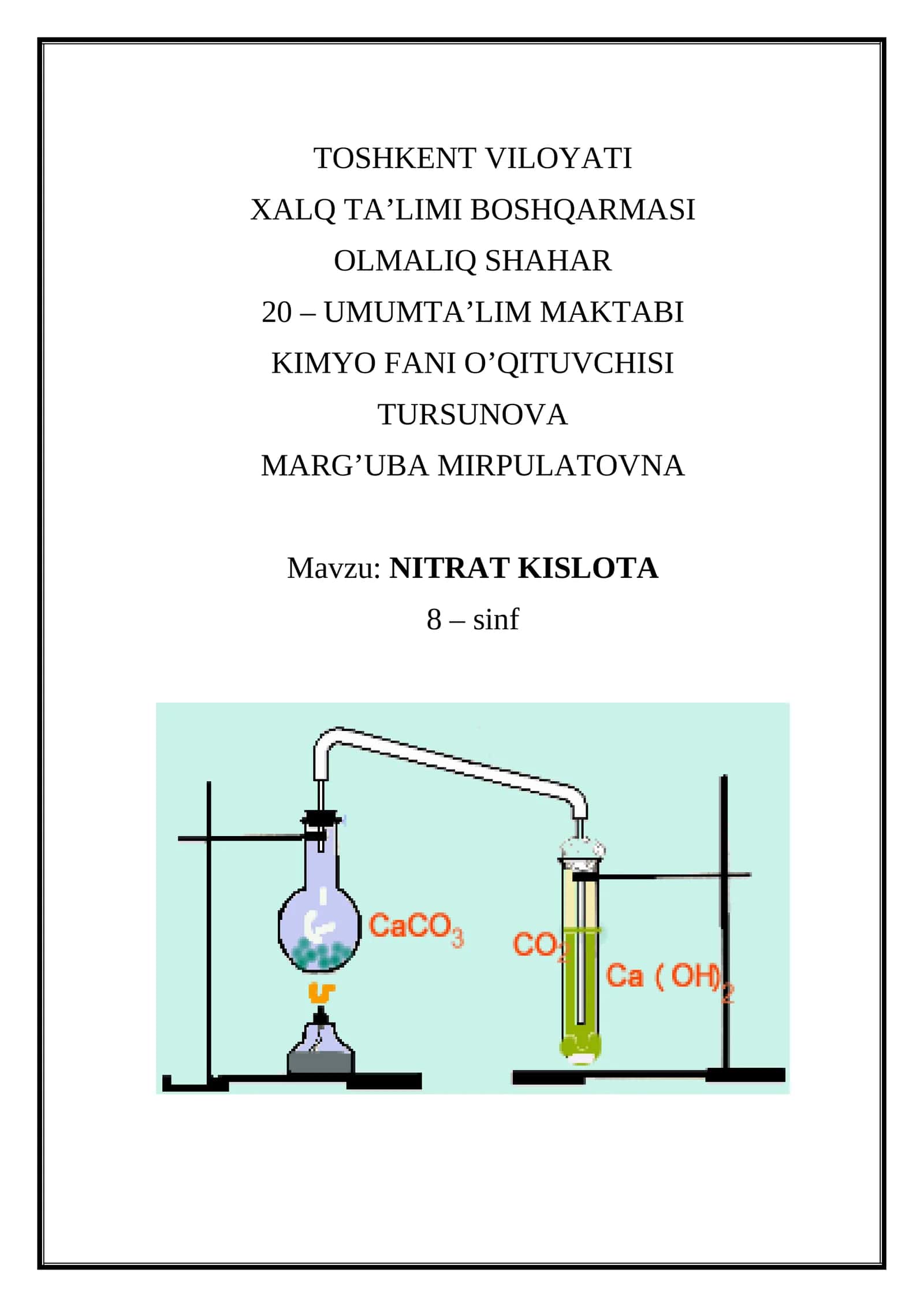 Nitrat kislota 1