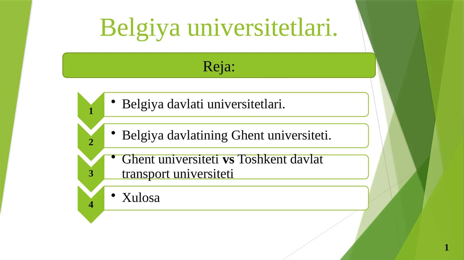 Belgiya universitetlari 1