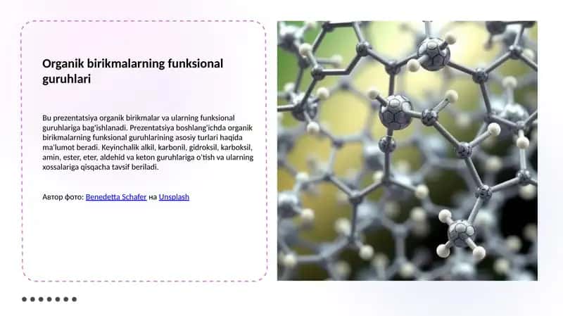 Organik birikmalarning funksional guruhlari 1
