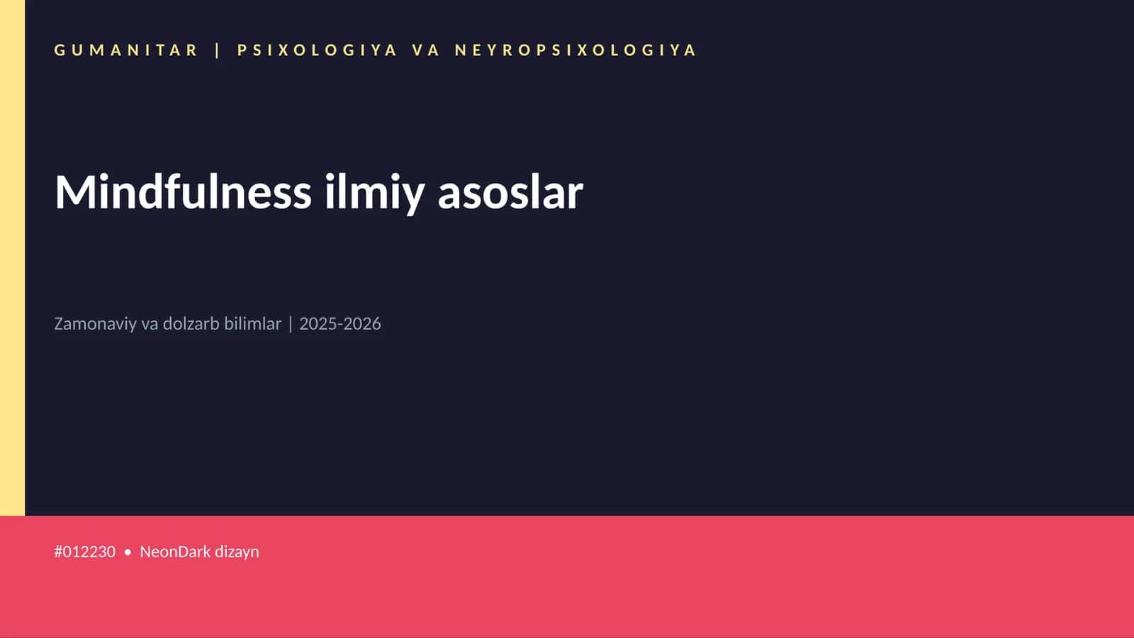 Mindfulness ilmiy asoslar 1