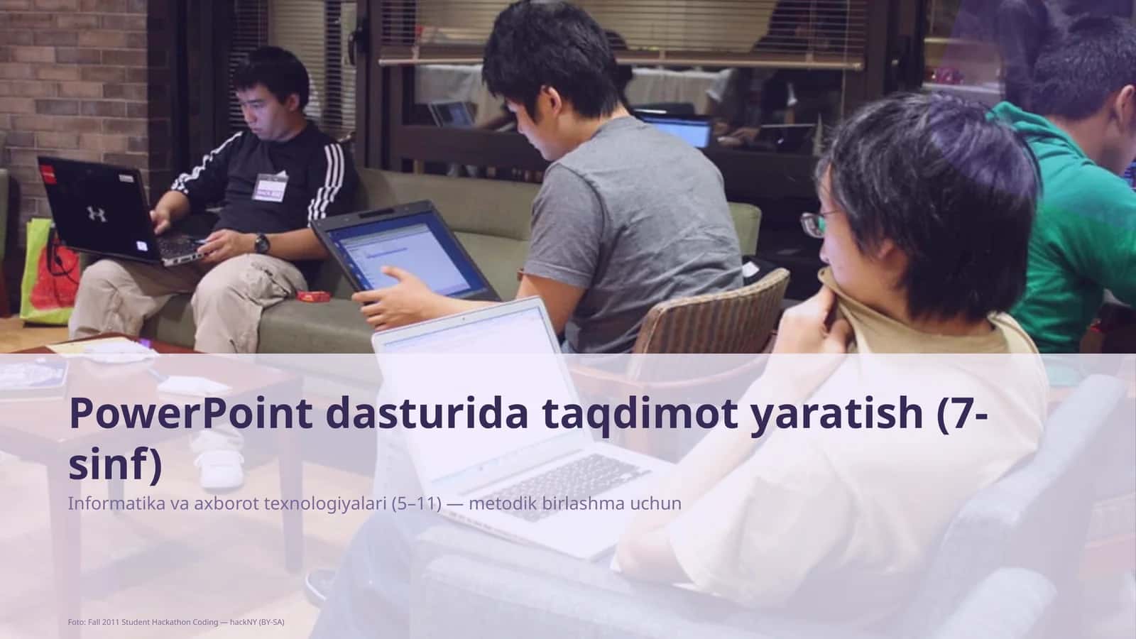 PowerPoint dasturida taqdimot yaratish (7-sinf) 1