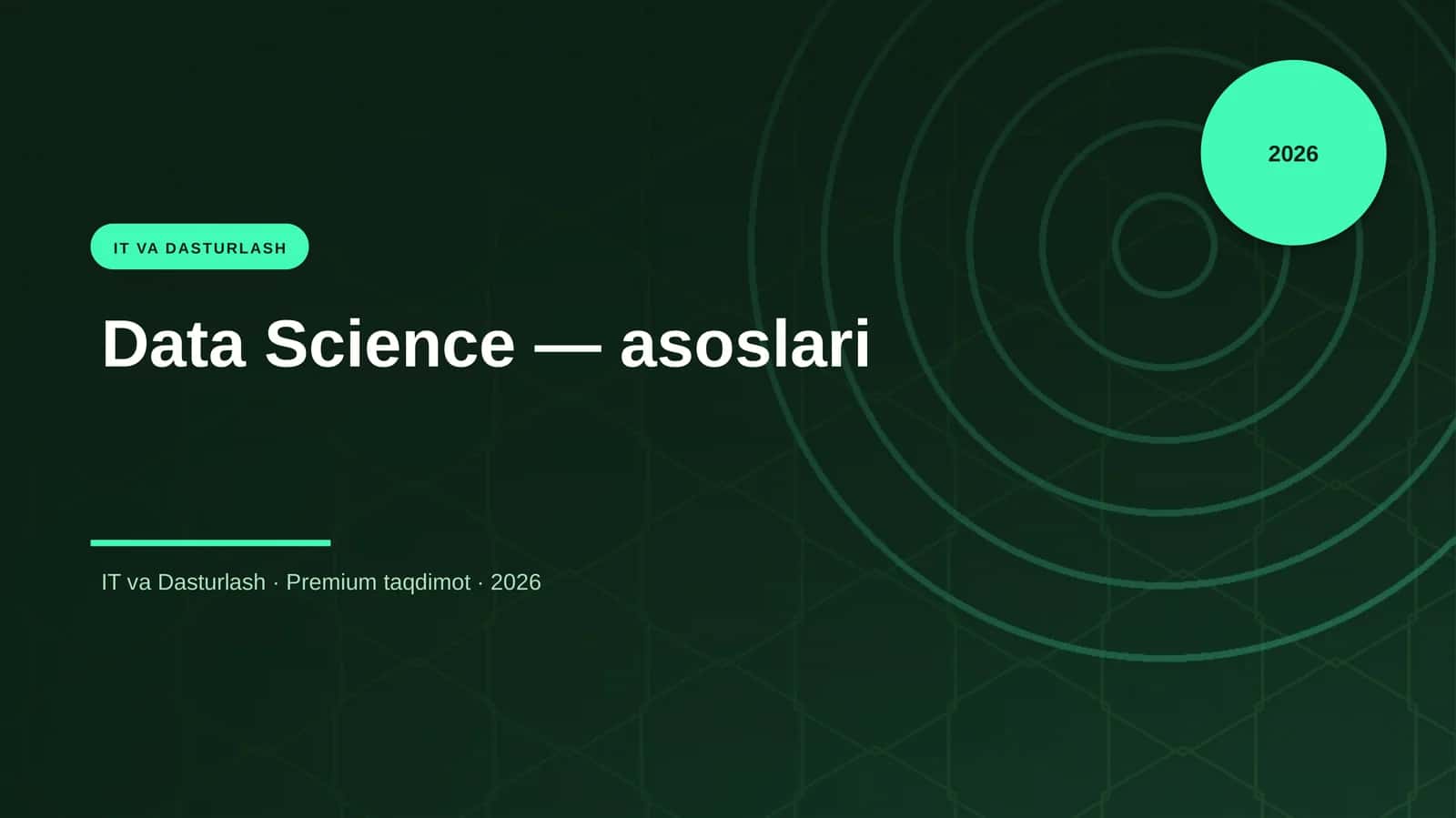 Data Science — asoslari 1