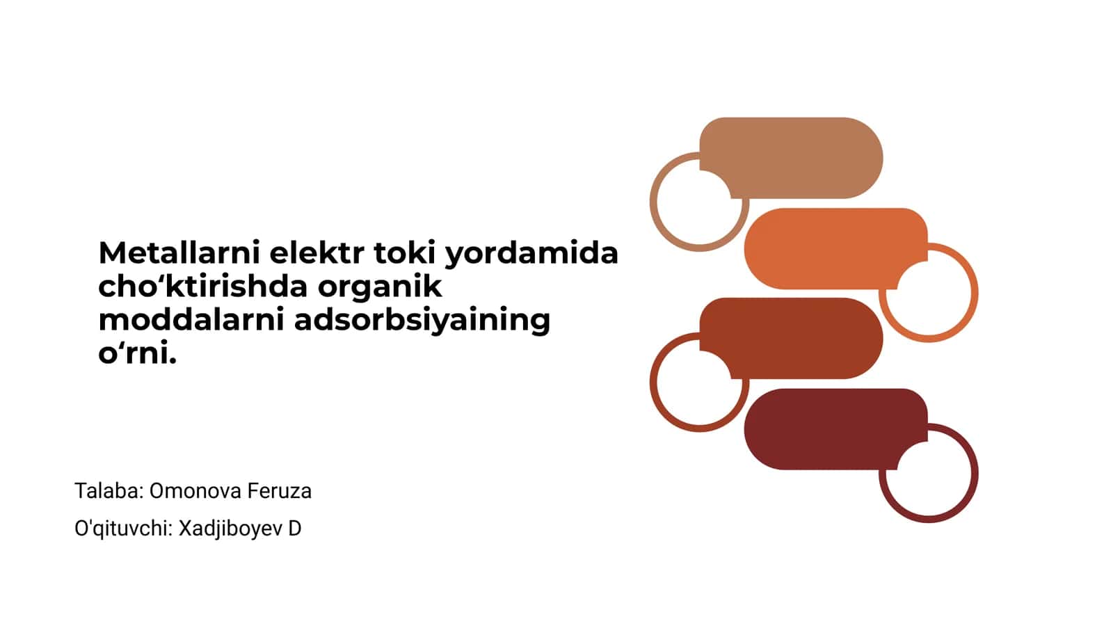 Metallarni elektr toki yordamida choʻktirish 1