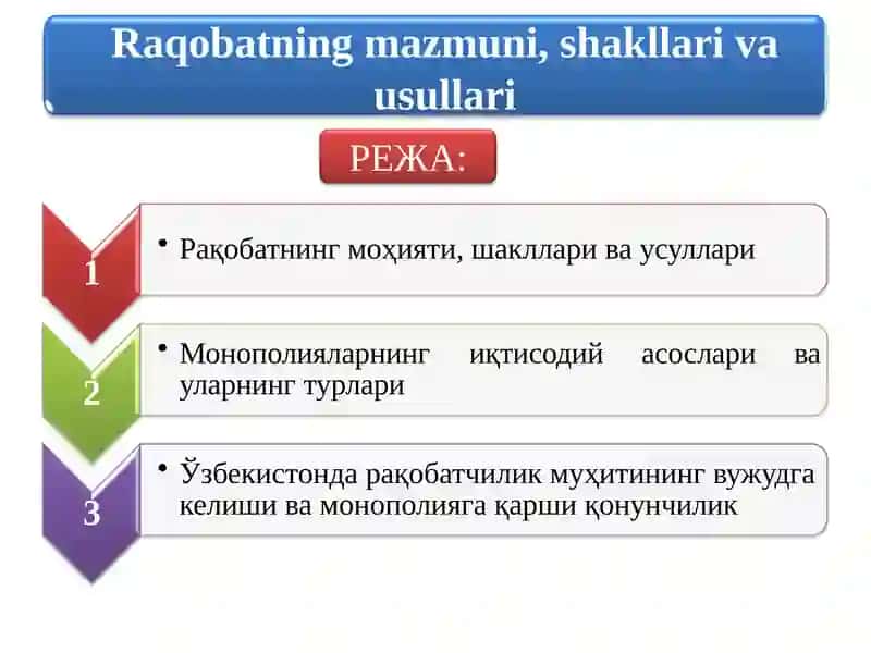 Рақобатнинг маънавий асослари