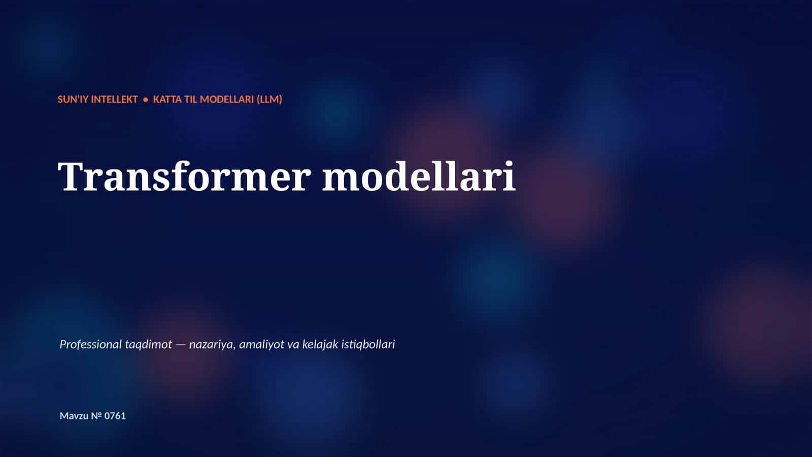 KATTA TIL MODELLARI (LLM) 1