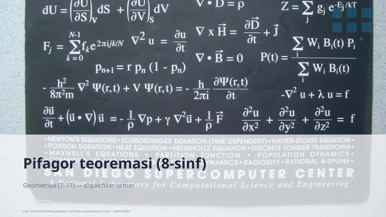 Pifagor teoremasi (8-sinf) 1