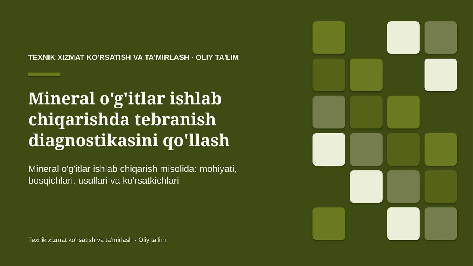 mineral o'g'itlar ishlab chiqarishda tebranish diagnostikasini qo'llash 8959 1