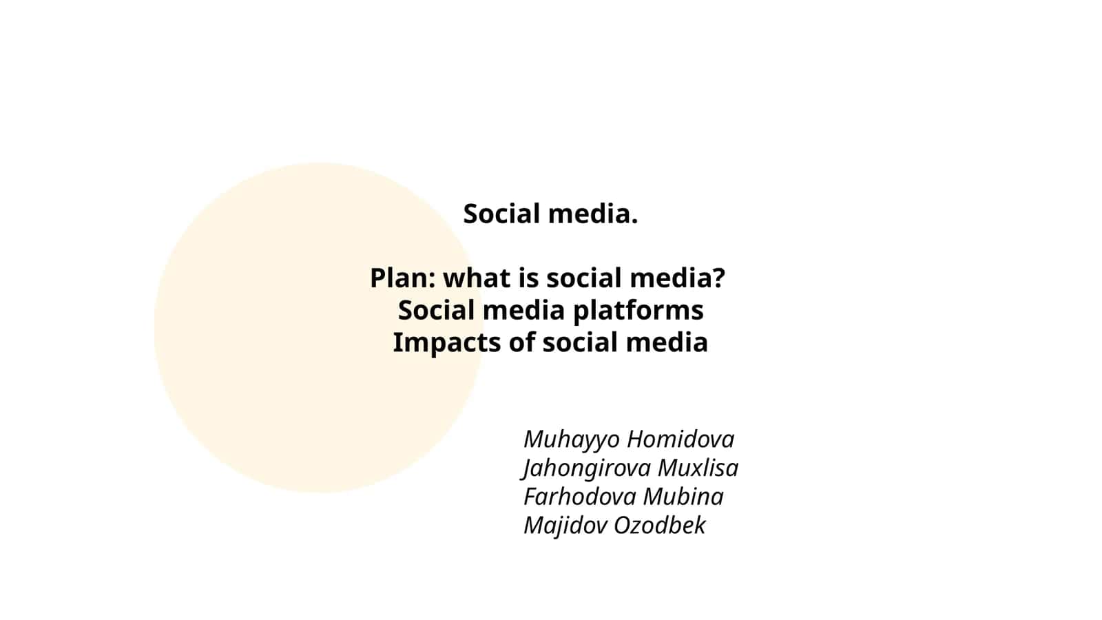 Social media 1