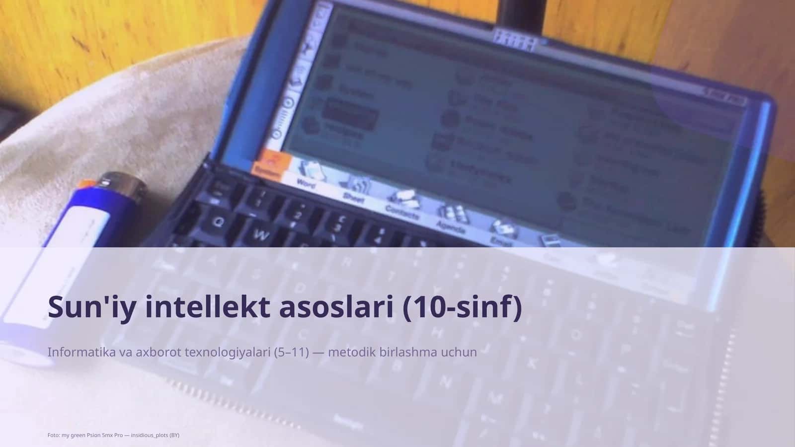 Sun'iy intellekt asoslari (10-sinf) 1