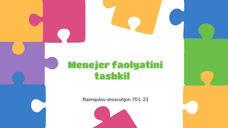 Menejerlik 1