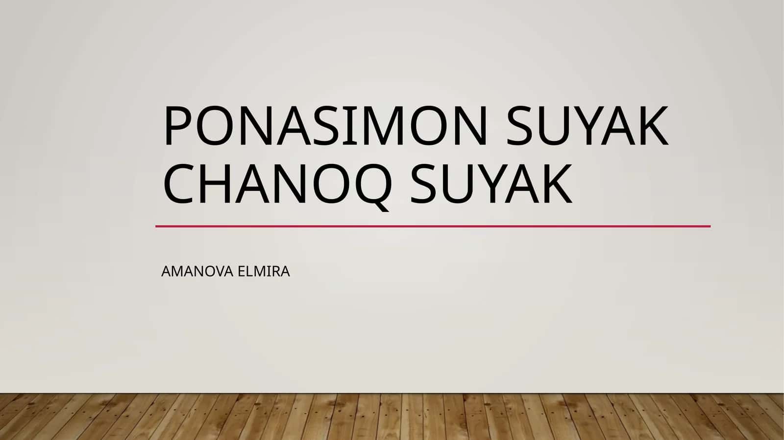 Ponasimon suyak 1