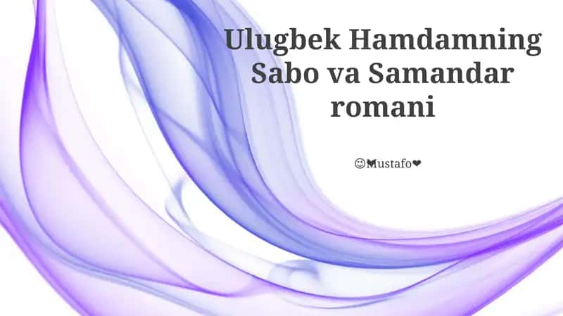 Sabo va Samandar romani 1