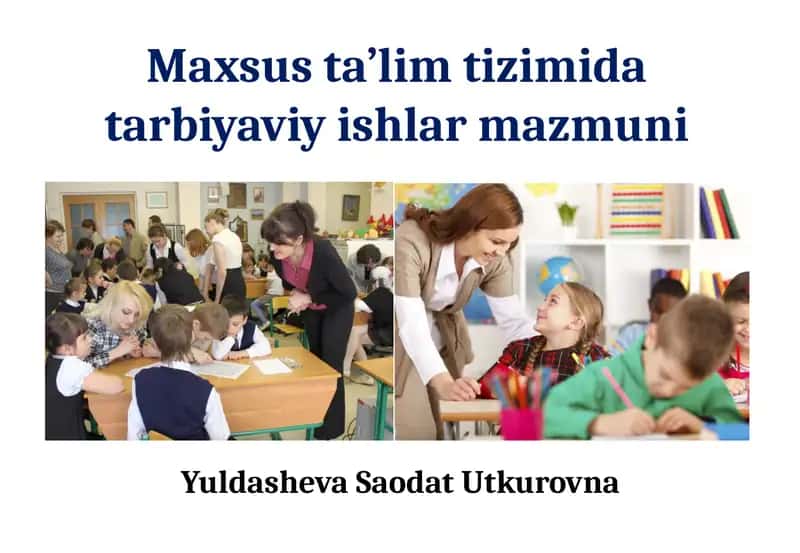 Ta'limtizimi Dasturiy Ishlar Mazmuni 1