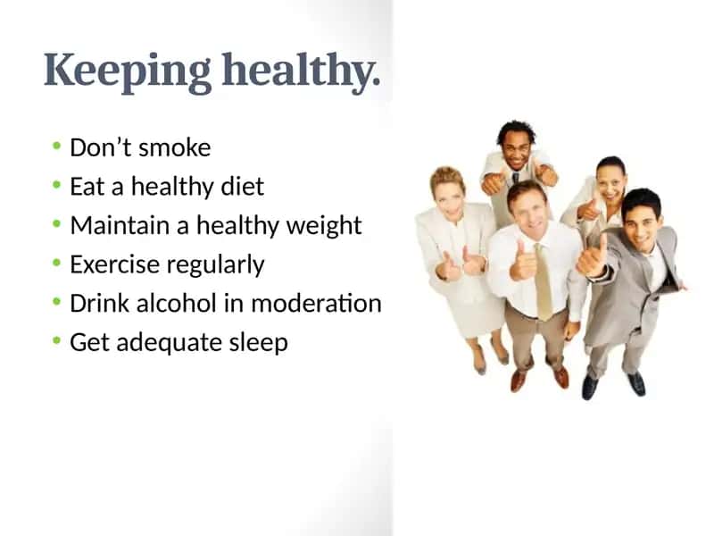 Keeping Healthy 1