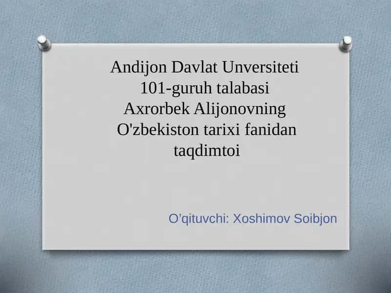 Tuproqqal’a yodgorligi 1