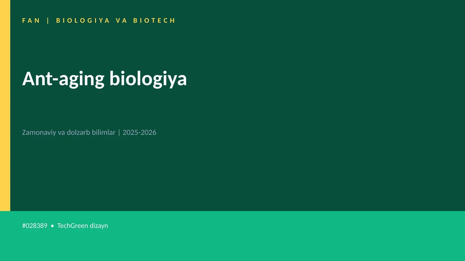 Ant-aging biologiya 1