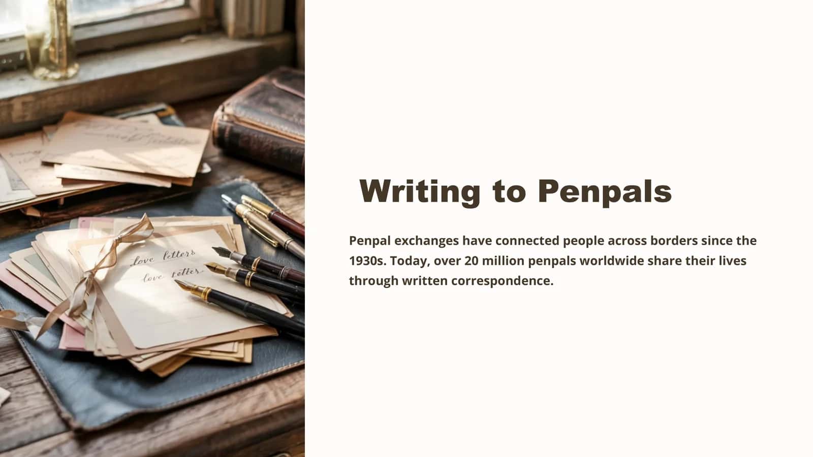 Writing to Penpals 1