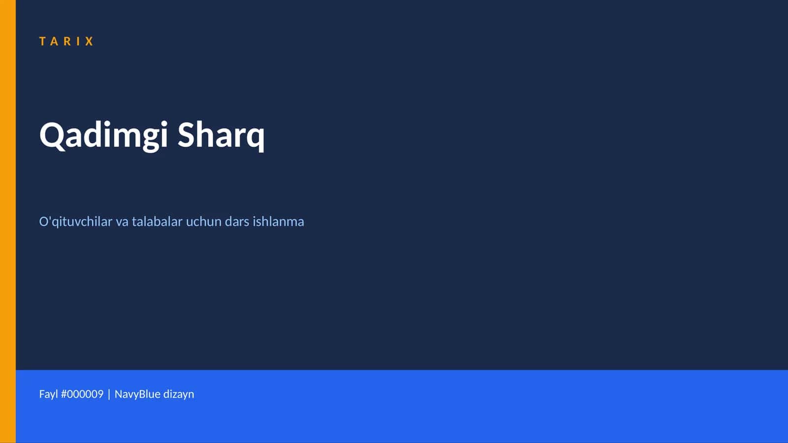 Qadimgi Sharq 1