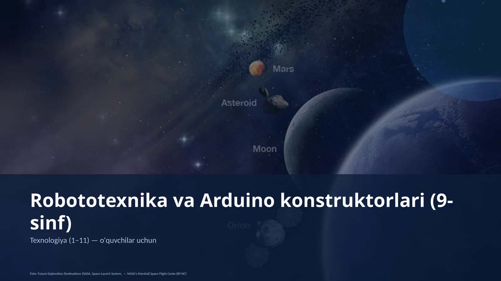 Robototexnika va Arduino konstruktorlari (9-sinf) 1